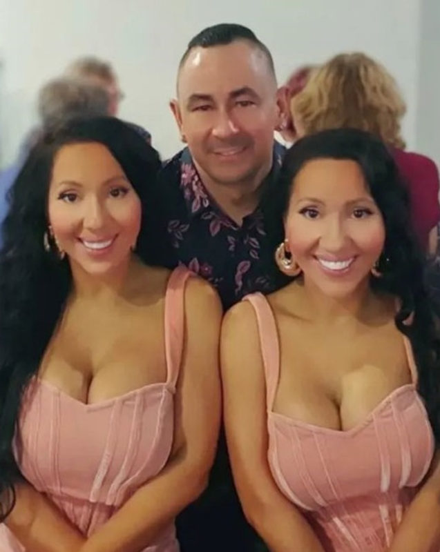 These girls are indistinguishable! Sisters meet the same man and are going to start a family