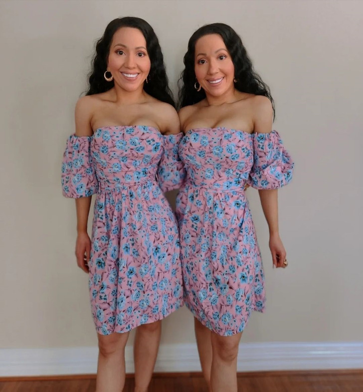 These girls are indistinguishable! Sisters meet the same man and are going to start a family