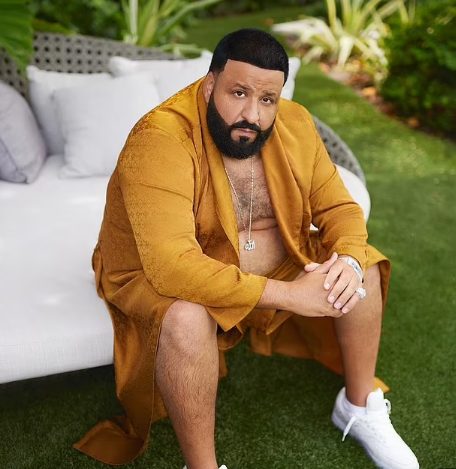 DJ Khaled did not reject Rihanna's offer and posed for her brand in underwear