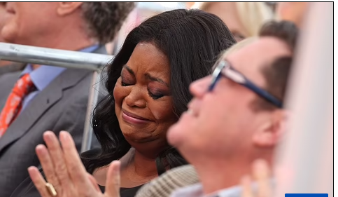 Octavia and Will touchingly talked on the Walk of Fame