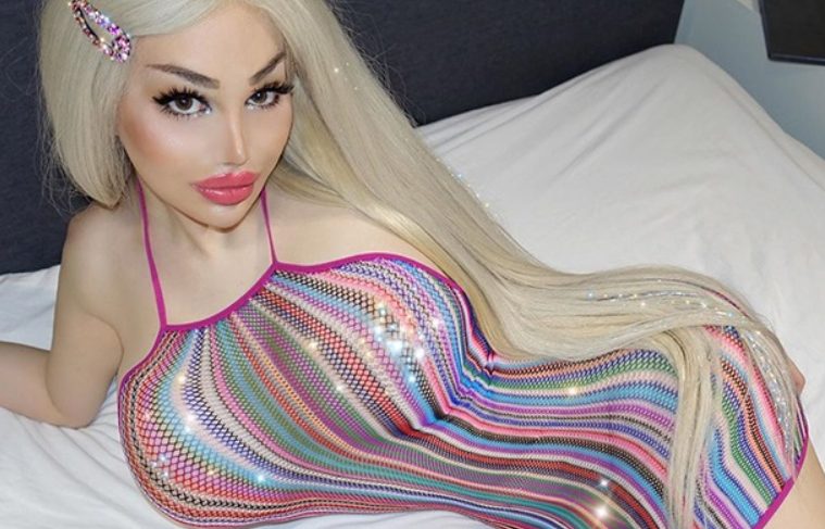 This girl will not spare any money for operations, if only to be as similar to a doll as possible
