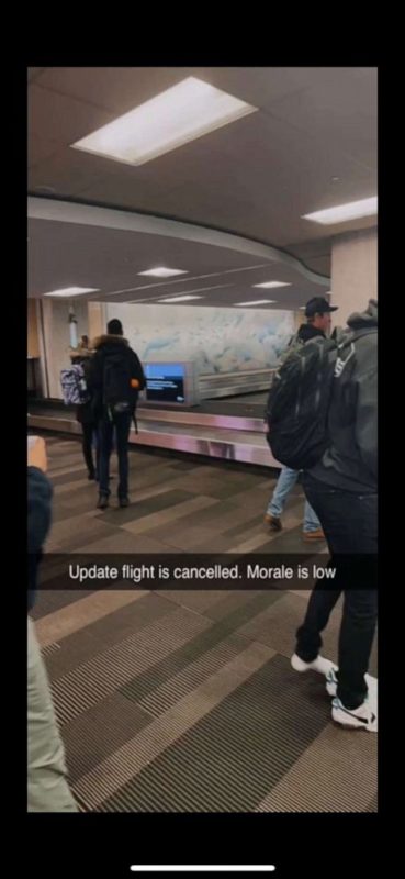 Due to the cancellation of the flight, they went on a long and exciting journey