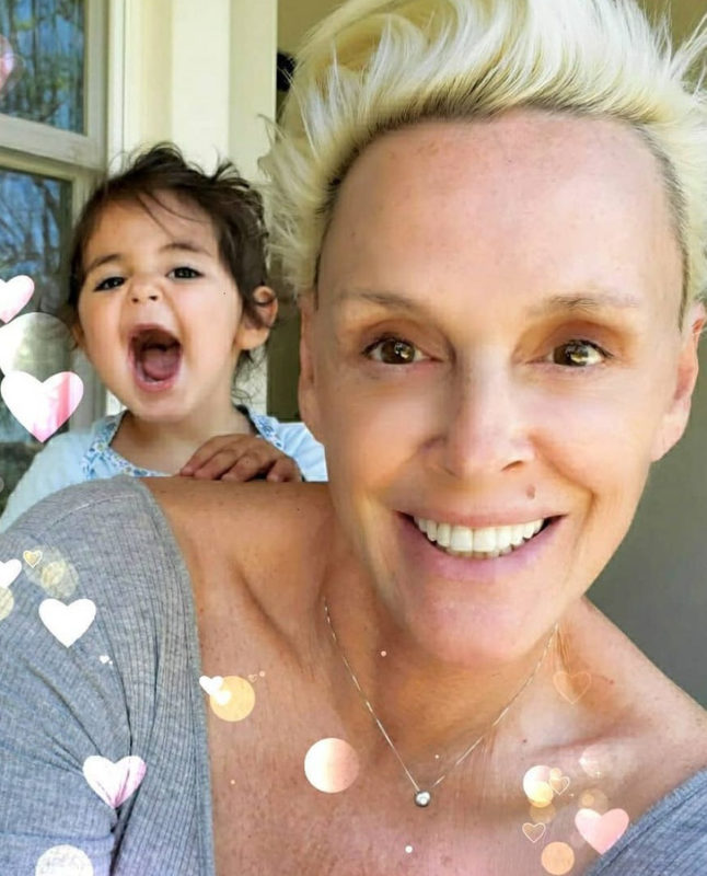 Bridget first became a mother when she was about to turn 55. She thinks that this is normal