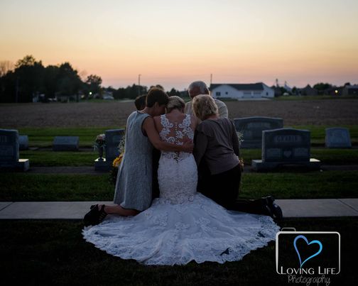 On this day they were to become husband and wife. But met in the cemetery
