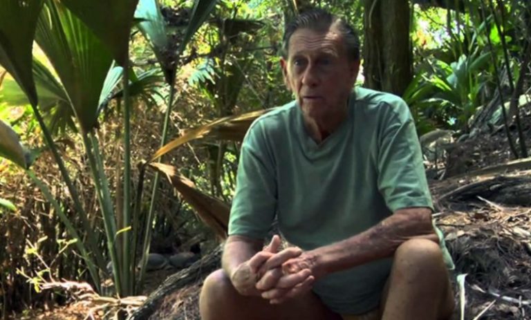 He bought a separate island in the hope of finding a treasure there. That's what was waiting for him