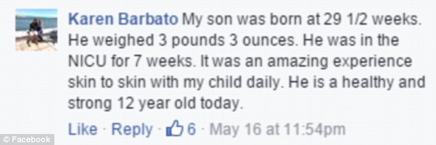 This boy helped his newborn brothers get closer to his father. That's what he did