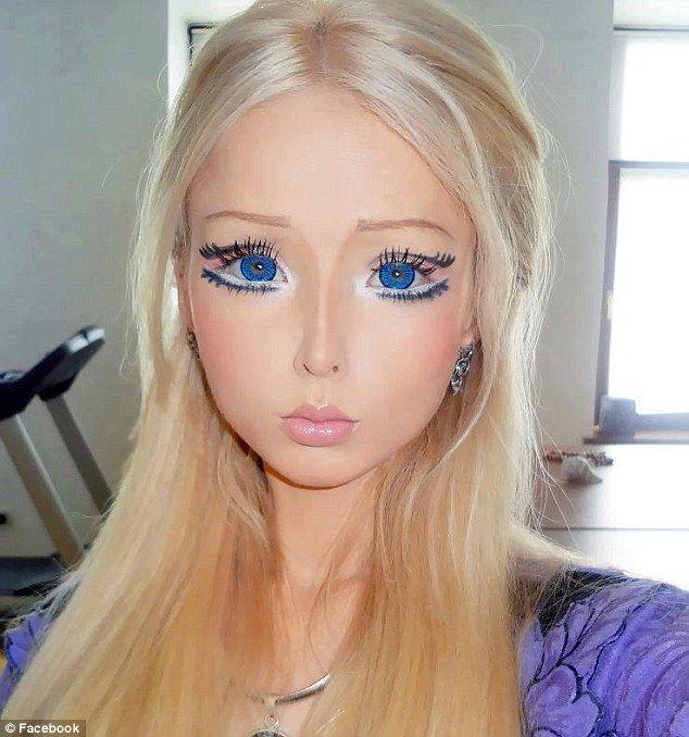 Became a woman: a living Barbie threw off this image and here is her real face