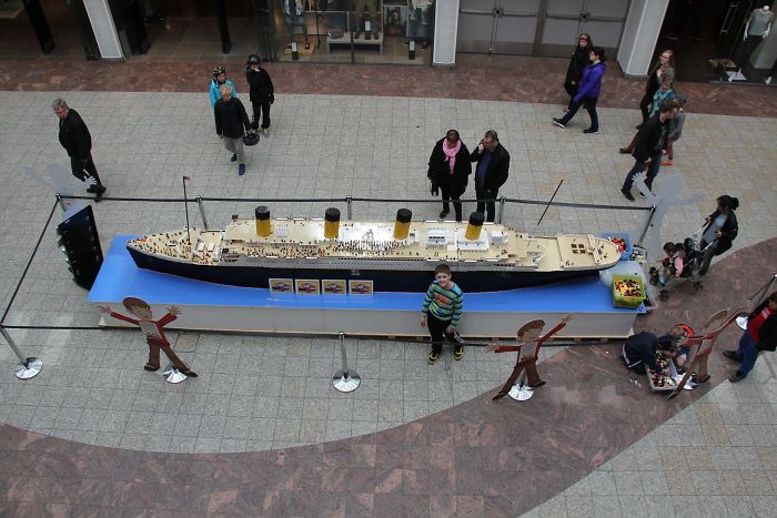 Autism is good! This kid built a huge model of the Titanic