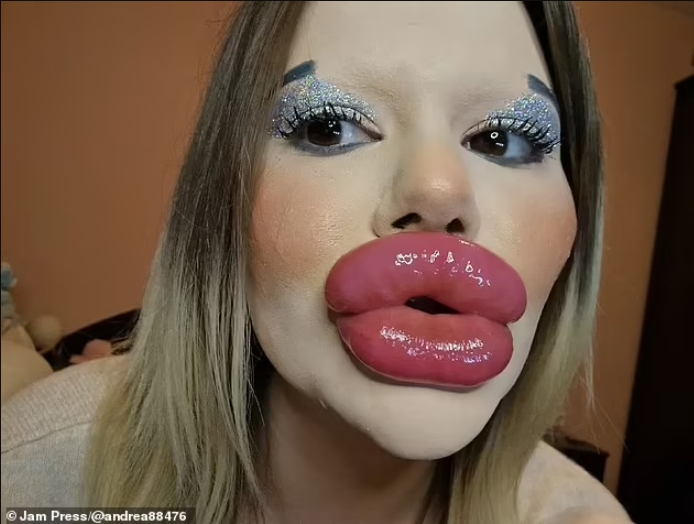I spent 8,000 to get the world's largest lips, and that's just the beginning