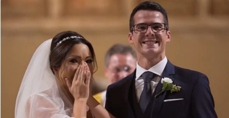 The bride could not hold back her tears! The groom pleased her with his surprise