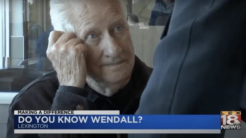 After a chance meeting, an elderly widower working as a janitor to raise his two grandsons receives $75,000