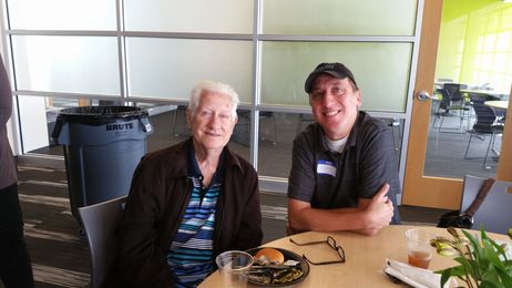 After a chance meeting, an elderly widower working as a janitor to raise his two grandsons receives $75,000
