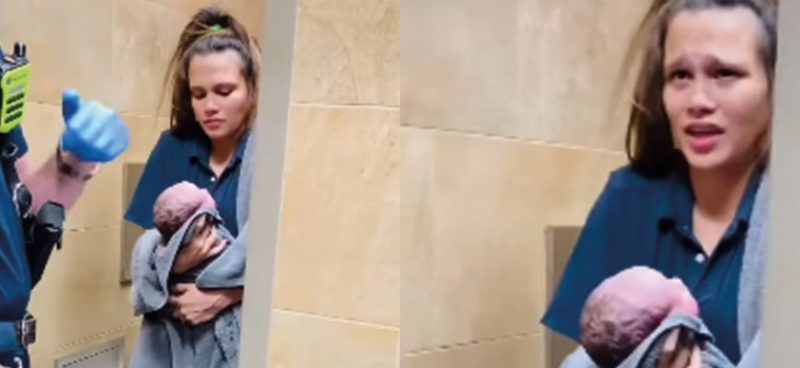 This woman gave birth right in the toilet at the gas station! Here's ...
