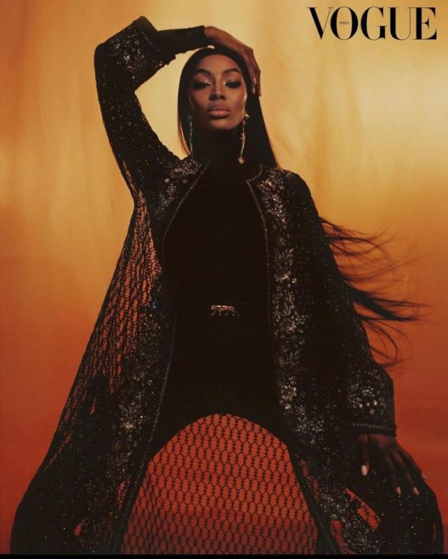 Favorite model of all time! 52 yearold Naomi роsеd for the cover of Vogue in a grid with sрrеаd lеgs