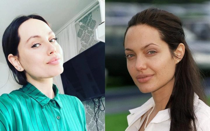 As two drops of water! what does a Ukrainian look like, which is indistinguishable from Jolie
