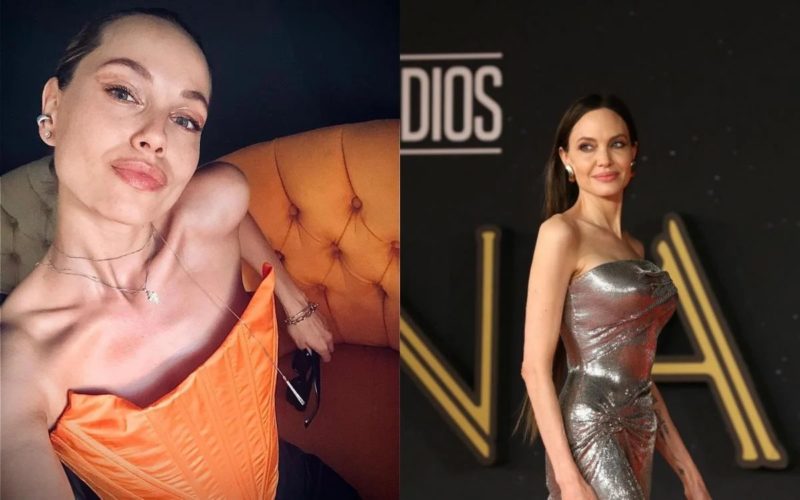 As two drops of water! what does a Ukrainian look like, which is indistinguishable from Jolie