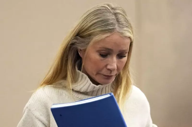 She didn't have time to hit the brakes! A man got hurt, that's what will happen to Gwyneth