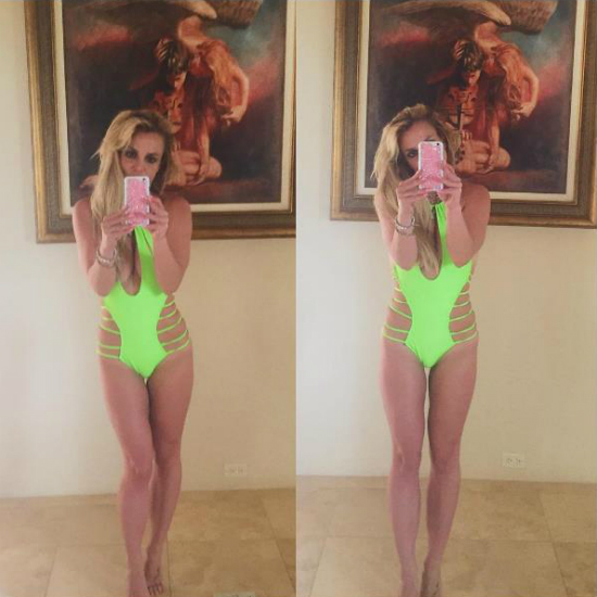 Britney has lost a lot of weight and is now showing everyone a new body