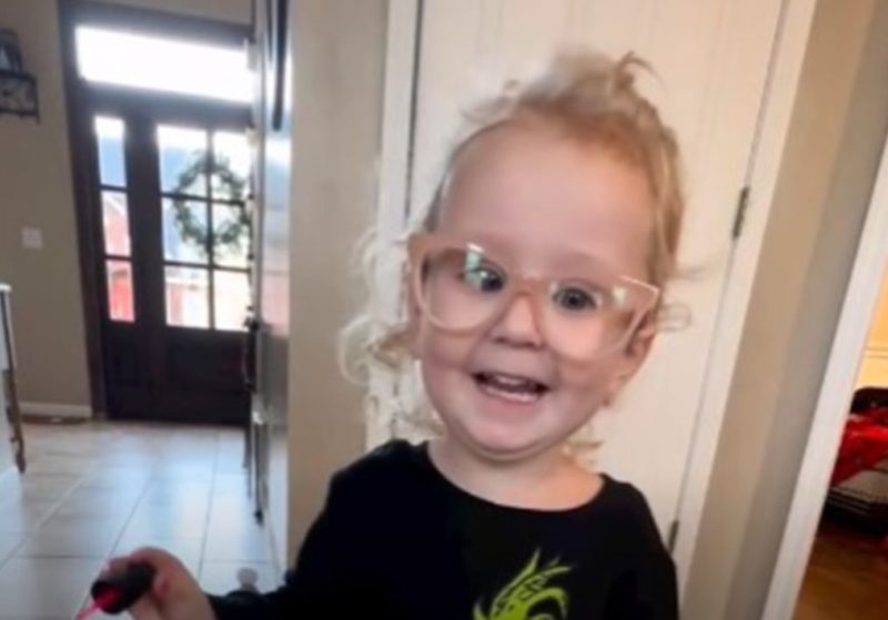 Mother carefully considered the video of her 3-year-old daughter before releasing it, and it quickly went viral