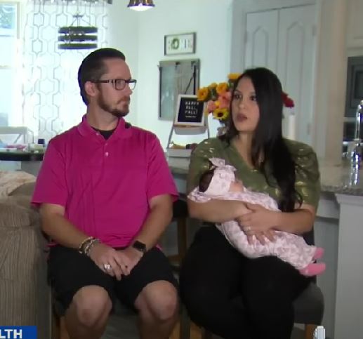 Mom is astounded that her three daughters were born three years apart on the same date