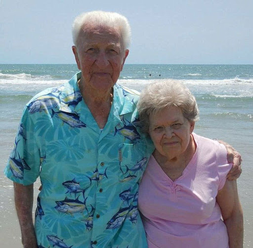 A couple who has been married for 64 years spends their final moments together before passing away and going to heaven