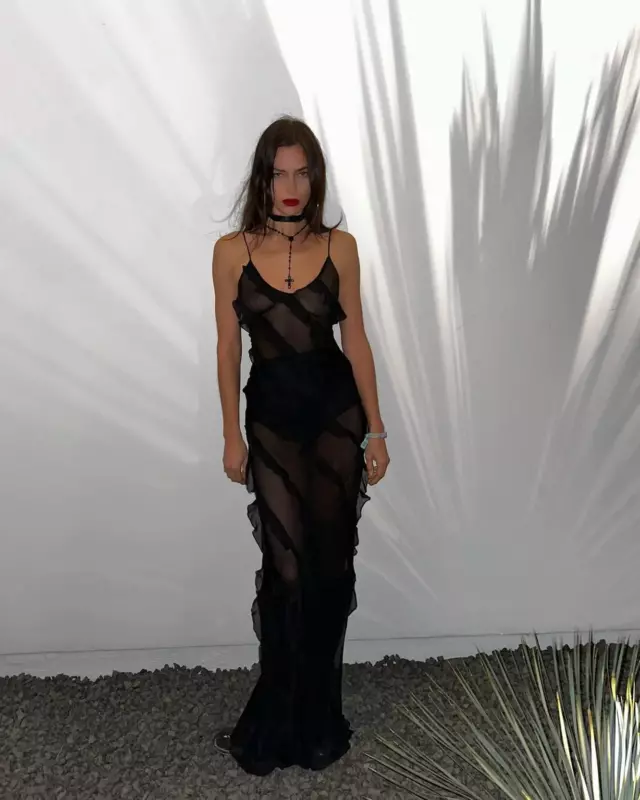 She has no competition! Irina conquers everyone in a too open dress