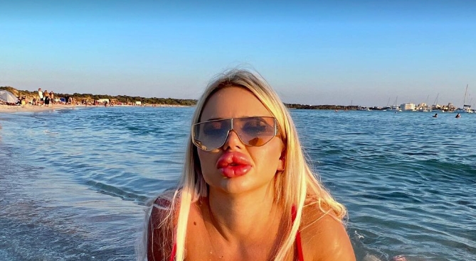 Pics of the girl who was abandoned by her parents because of her dream to become a barbie