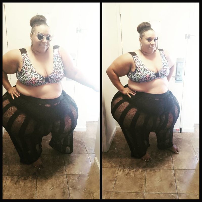 What does a woman who got into the Guinness Book because of her huge հiрs look like