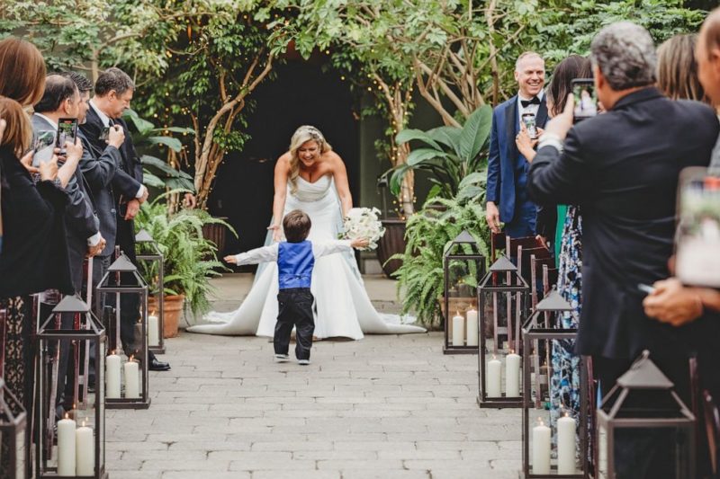 Originally congratulated my mother on her wedding! This baby charmed all the guests