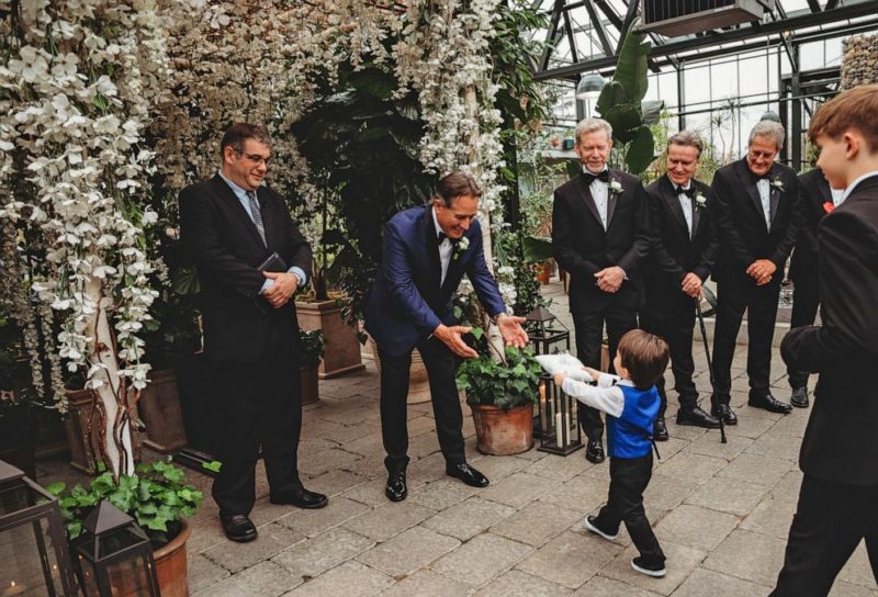 Originally congratulated my mother on her wedding! This baby charmed all the guests