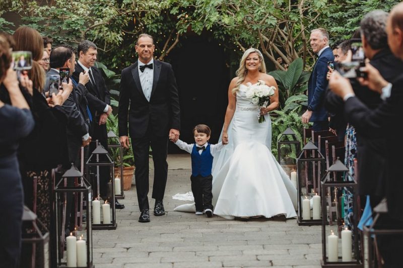 Originally congratulated my mother on her wedding! This baby charmed all the guests