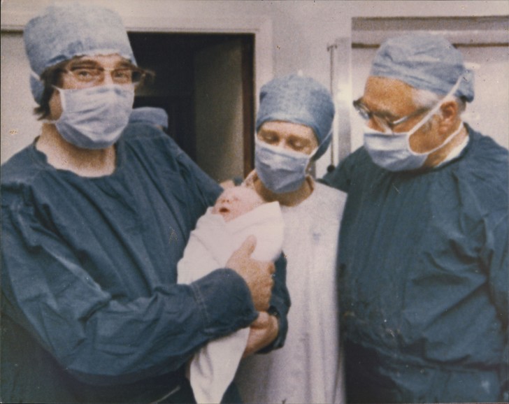 It wasn't his mother who gave birth to him! Test tube baby surprises himself