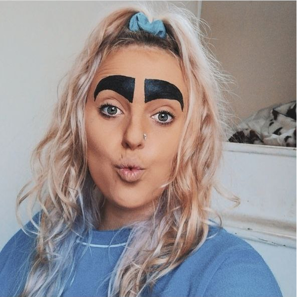 The woman with the biggest eyebrows in the UK explained why she got them