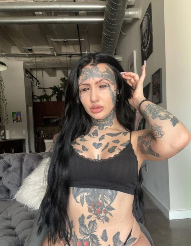 The demon girl is denied access to the street because of her appearance