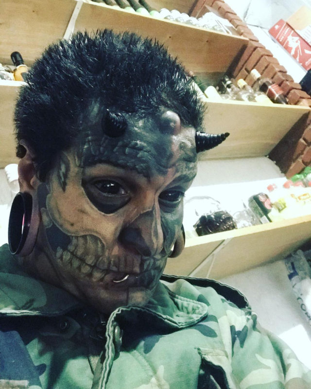They are not allowed into the church! what does a person who voluntarily turned himself into a devil look like