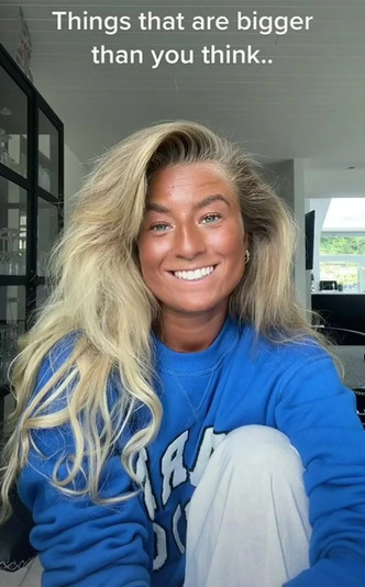 What a sun addicted girl looks like! you can't guess how old she really is