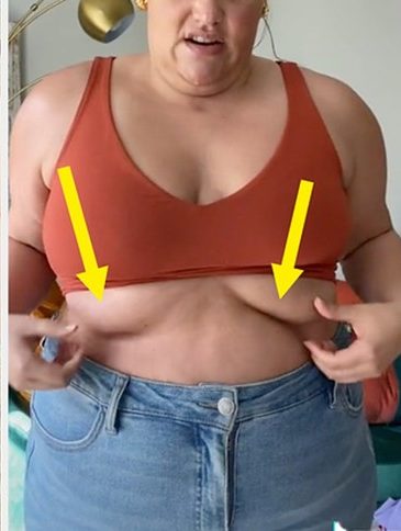 Hourglass Syndrome! what does a girl look like who has constantly sucked in her stomach since childhood