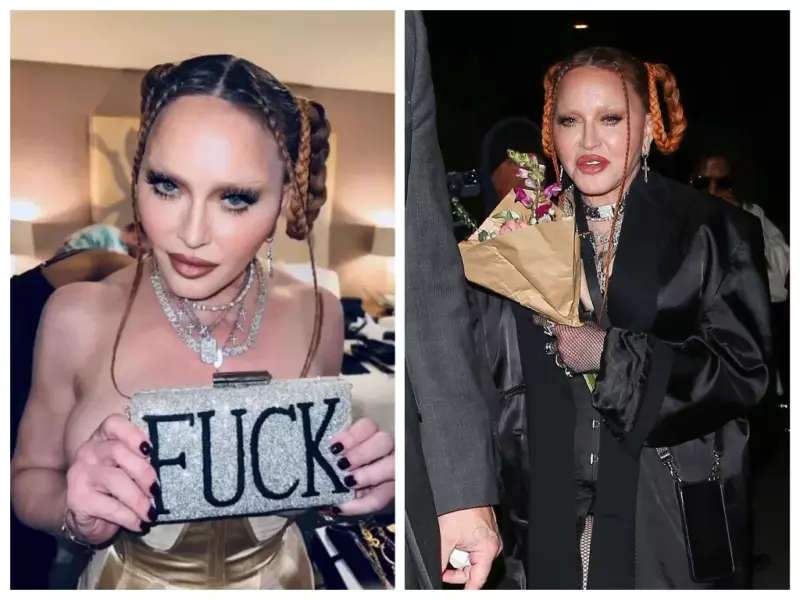 This is what Madonna looks like without photoshop! pictures of the paparazzi shocked the network