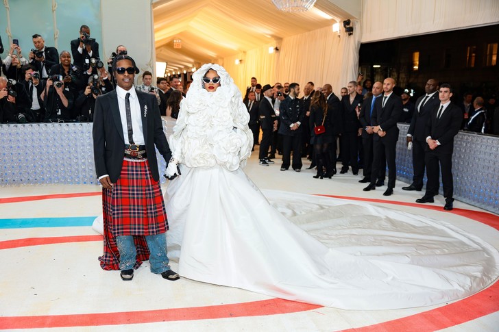Flower fairy with a tummy! RiRi eclipsed all the stars at the Met Gala 2023