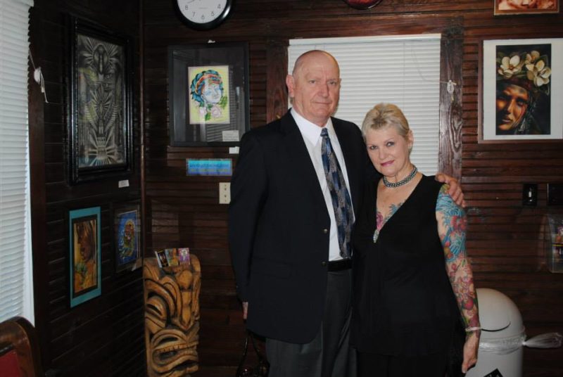 She disobeyed her husband and covered her entire body with a tattoo! The most desperate pensioner