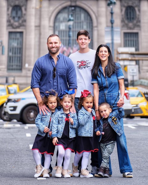 Four babies in one year! That's how lucky this family is