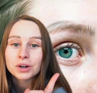 I just wanted beautiful eyebrows! the girl showed a frightening tattoo from the unfortunate master