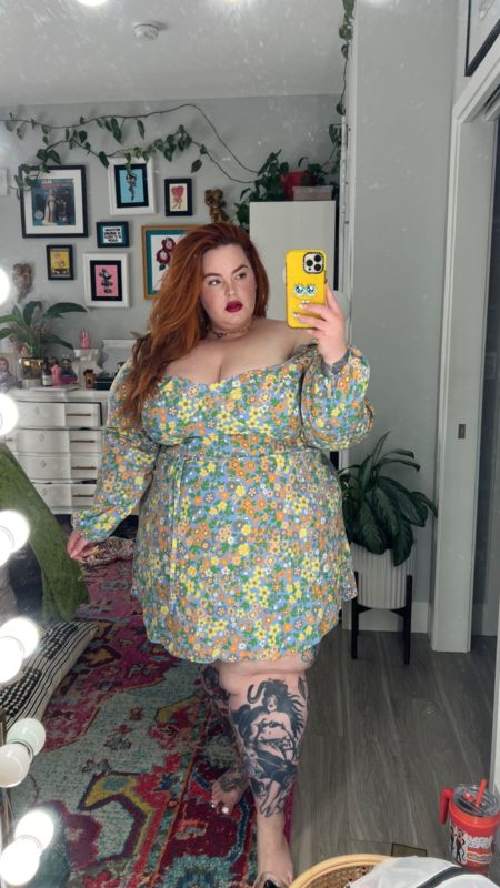 I will soon diе of obesity!155 pound Tess in her underwear turned to fans