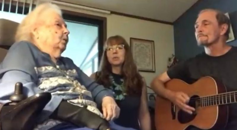 Everyone is in awe of the 93 yearold mother's remarkable voice talent! here's a video for you