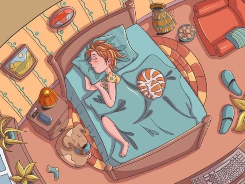 Put your mind to the test! find the hidden rabbit in the bedroom in 9 seconds