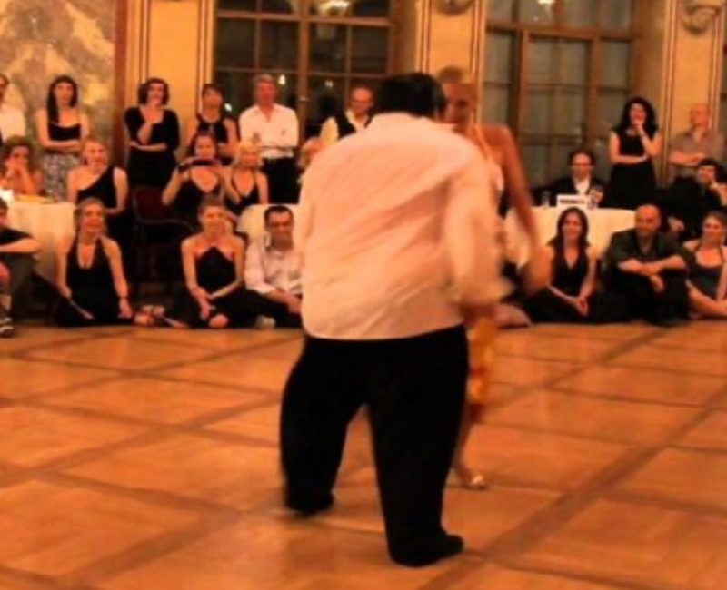 They all thought he was too big to dance!They are perplexed after him