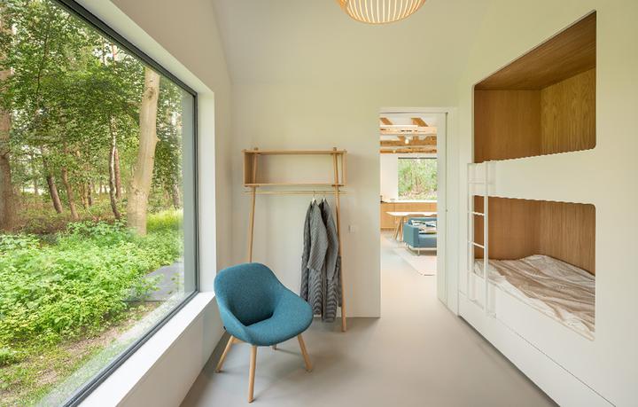 A strange house was built in the Netherlands because each room has its own roof