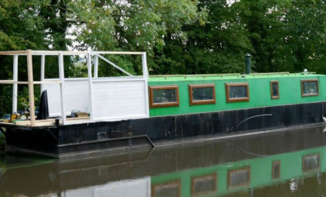 Instead of an apartment, the man spent all of his money on a rusted houseboat, which prompted ridicule