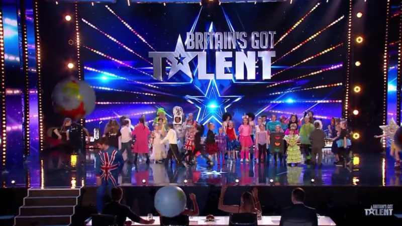 The judges began to cry as a children's choir sang a Queen version, prompting them to activate the Golden Buzzer