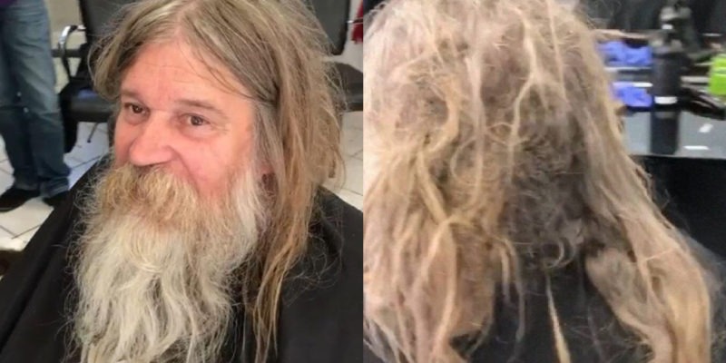 Good deed of a hairdresser! this generous man provided a free haircut to a needy man